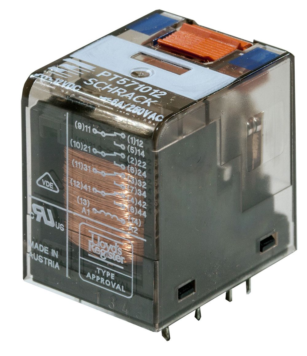 PT571012 012VDC 4 C/O 06A END. RÖLE PCB TİP