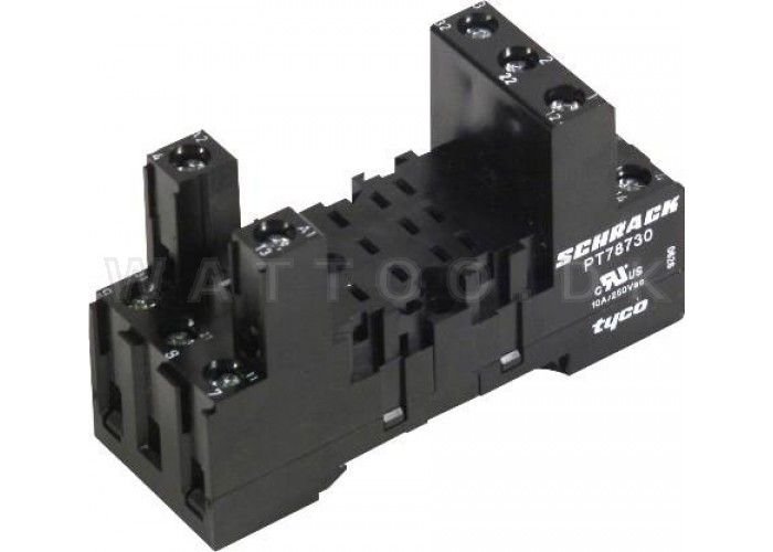 PT78730 11 PIN RAY TİPİ SOKET VİDALI BAĞLANTI(3 C/0 PT RÖLE İÇİN)