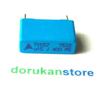 (25 ADET) 150nF 400V P:15mm (B32532-C6154-J)