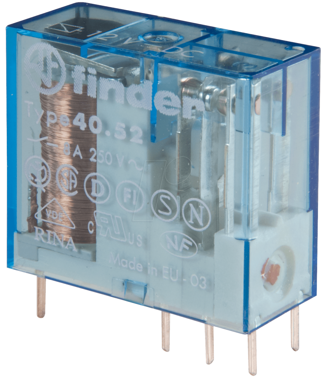 40.52.9.110 Serisi 110V DC Minyatür Pcb Röle