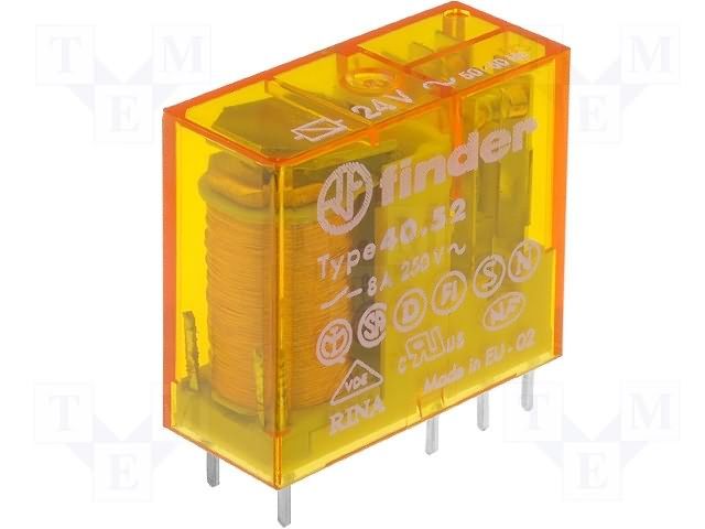 40.52.8.110 Serisi 110V AC Minyatür Pcb Röle