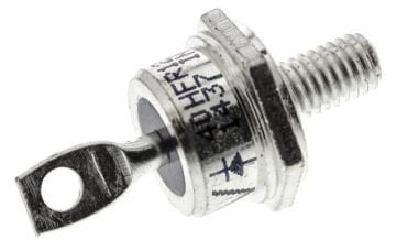 40HFR120 (40A-1200V) Metal Diyot- Anot Şase