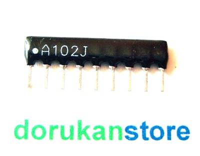 100K 8R/9-Pin Sıra Direnç