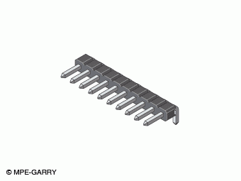 1x50 Tek Sıra Erkek Pin Header 90° Au (088-1-050-0-F-XS0 ) ASL050GW