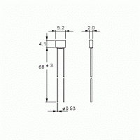 136°C 1A Termik Sigorta  (TSN136 RoHS)