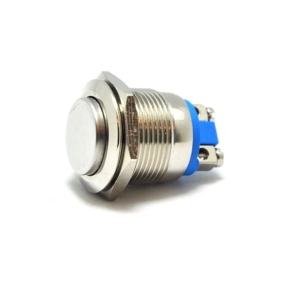 19Mm Metal Buton Çıkık Kafa