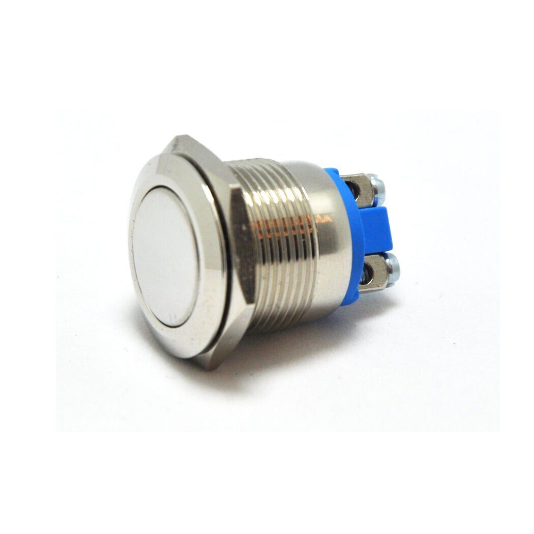 19Mm Metal Buton Düz Kafa