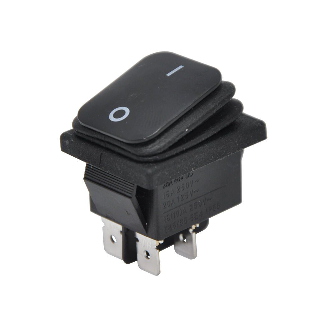 Geniş Anahtar Işıksız Körüklü On-Off 4Pin