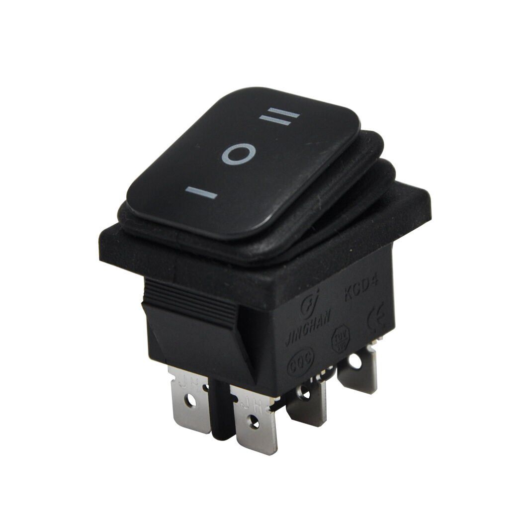 Geniş Anahtar Işıksız Körüklü On-Off-On 6Pin