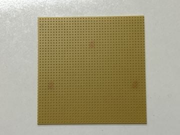 100x100mm Delikli Plaket (H25PR100)