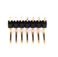 1x7 Tek Sıra Erkek Pin Header 90° (HR1x07) 50 Adet (0.024 USD)