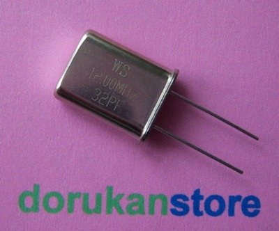 12.00 MHz Büyük Kristal 100 Adet (0.08 USD)