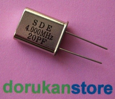 4.00 MHz Büyük Kristal 100 Adet (0.08 USD)