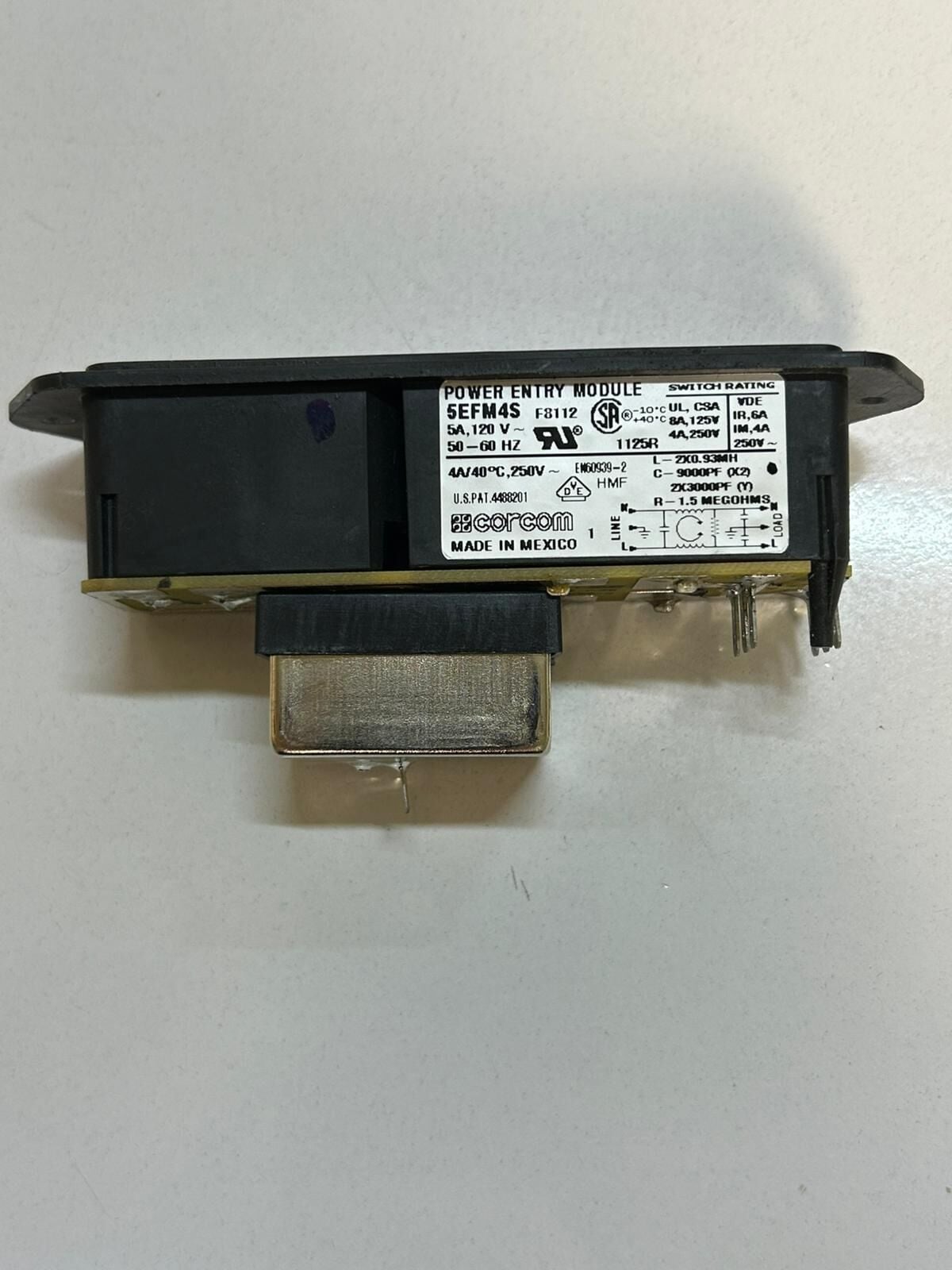 5EFM4S POWER ENTRY MODULE
