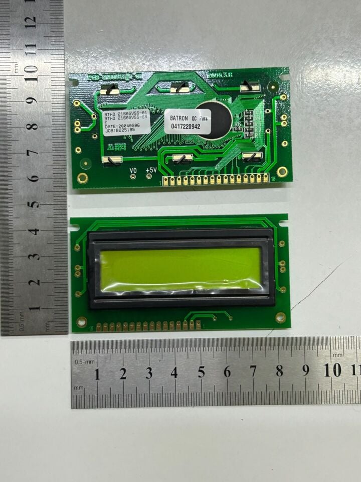 BTHQ21605VSS-01  - (2X16 Karakter Işıksız LCD)