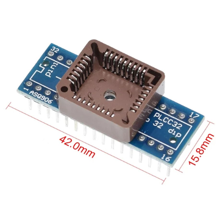 Plcc32-Dip32 Çevirici Adaptör