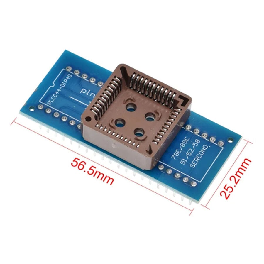 Plcc44-Dip44 Çevirici Adaptör