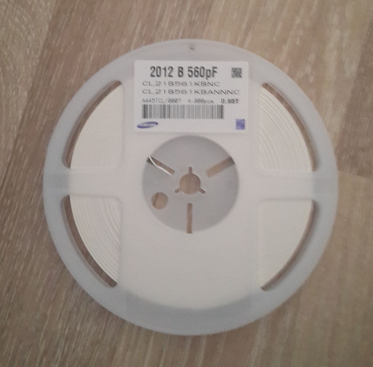 560pF 50V 10% X7R 0805 (4000 Adet Fiyatı T&R) CL21B561KBANNNC