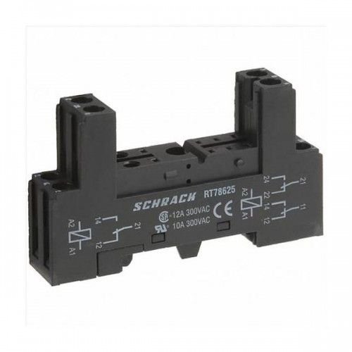 YRT78624 05 PIN RAY TİPİ KISA SOKET VİDALI  ( 1 C/O 3.5mm RÖLE İÇİN)