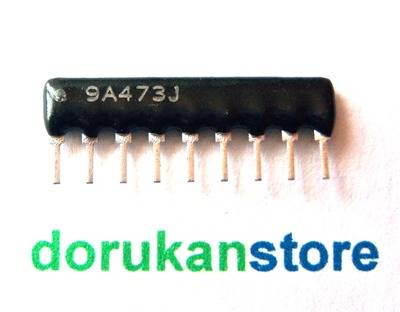 47K 8R/9-Pin Sıra Direnç